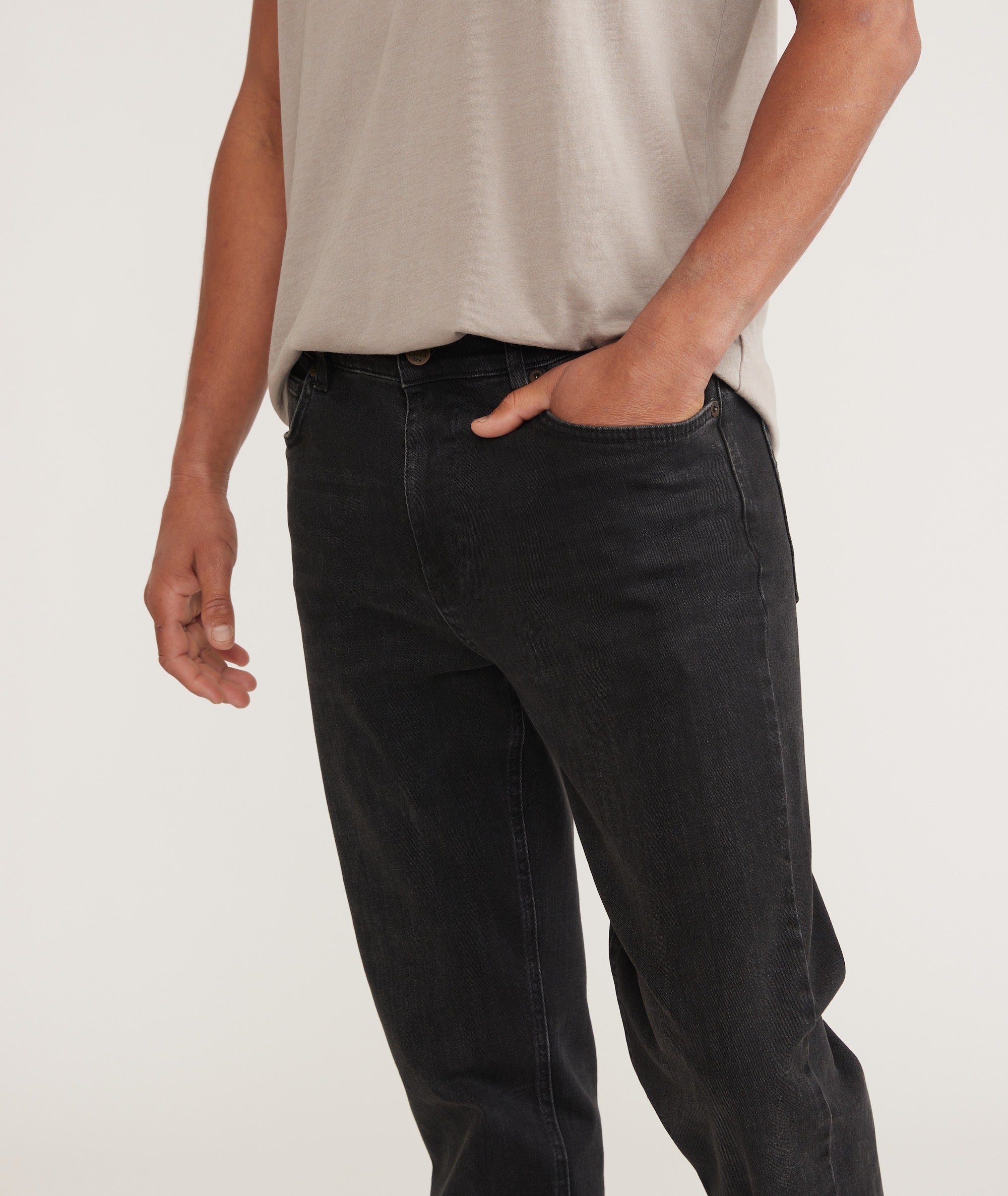 5 Pocket Slim Straight Denim Pant