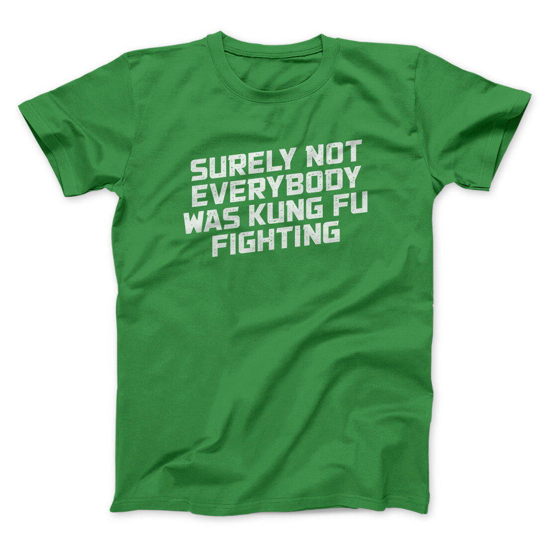Surely Not Everyone Was Kung Fu Fighting Funny Men/Unisex T-Shirt