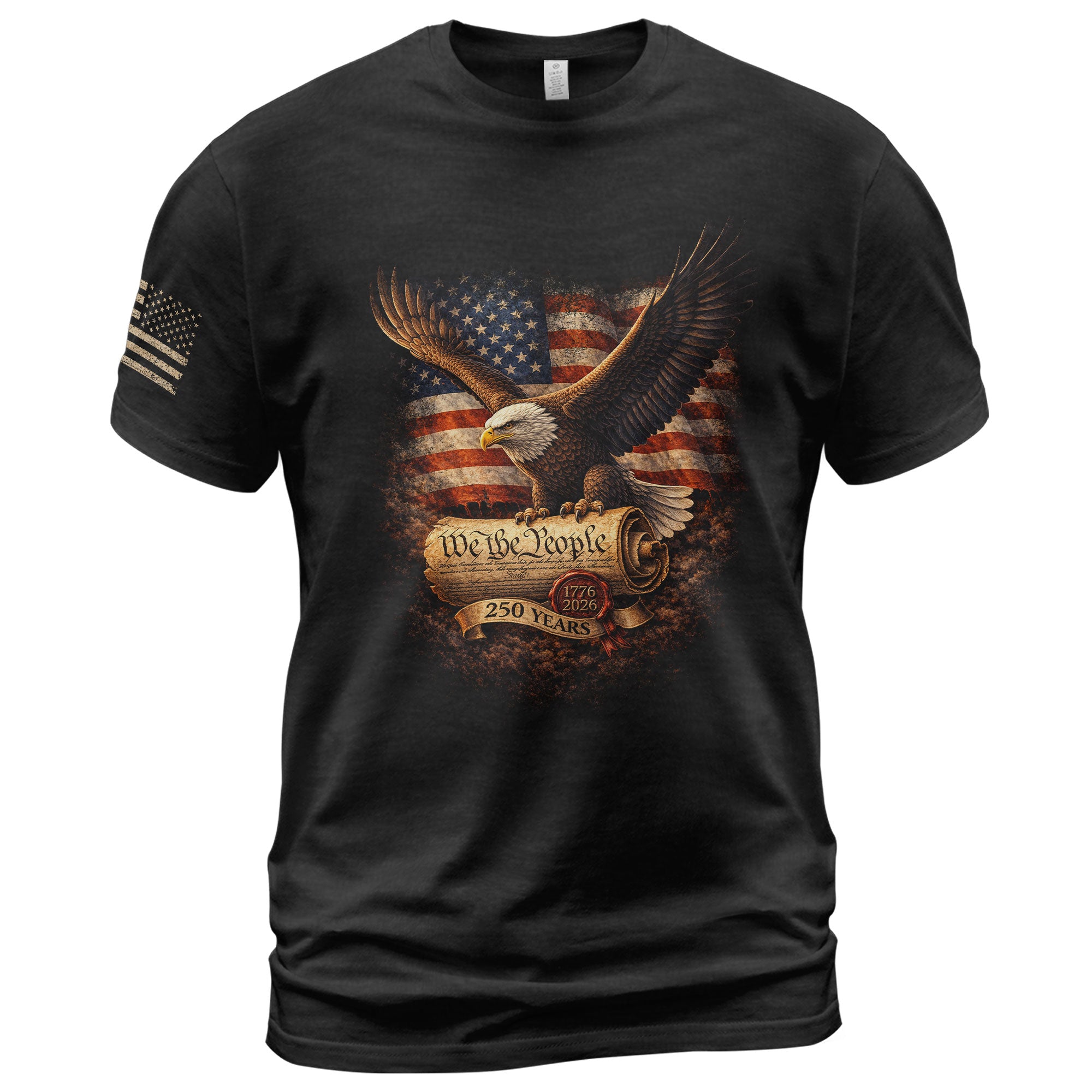 1776–2026 USA 250th Anniversary Eagle Shirt We The People Patriotic Freedom Tee