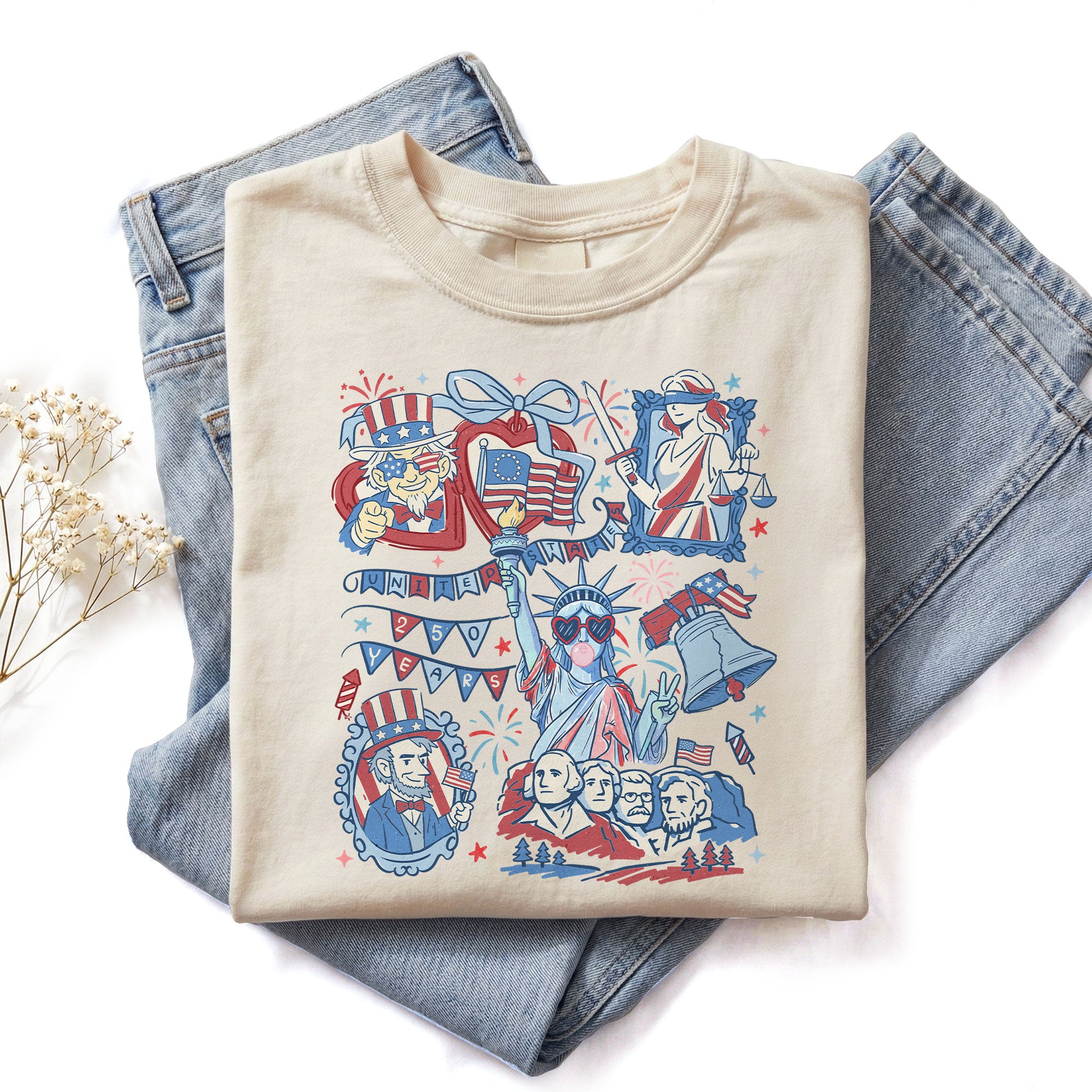 250 Years America Anniversary 2026 Shirt - 1776 Patriotic Freedom Commemorative Tee