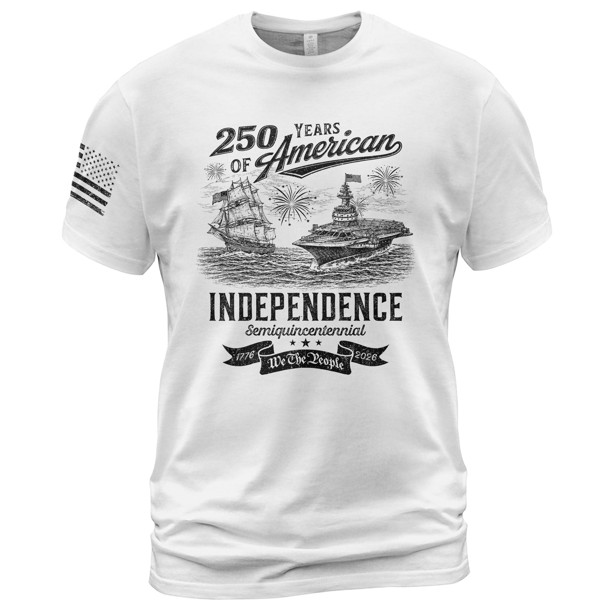 250 Years America Freedom Journey Patriotic Celebration Shirt