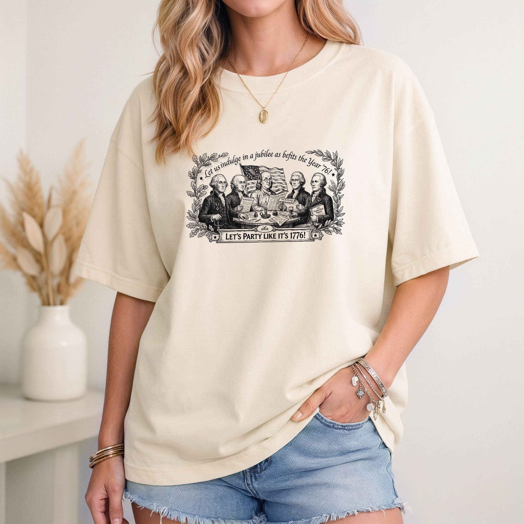 America 250th Anniversary Founding Fathers Vintage Shirt Let’s Party Like It’s 1776
