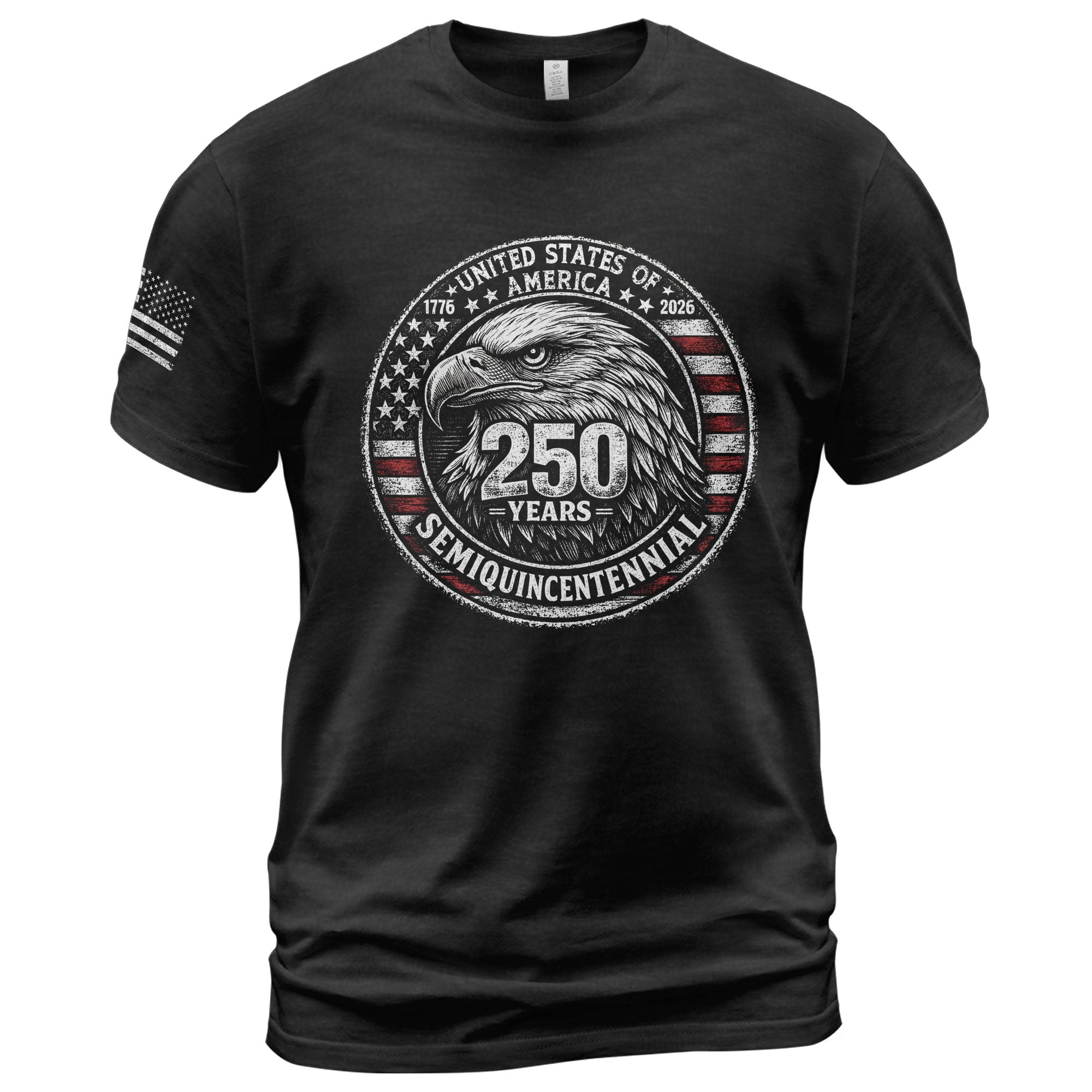America 250th Anniversary T-Shirt 1776-2026 – Bald Eagle Independence Tribute Tee