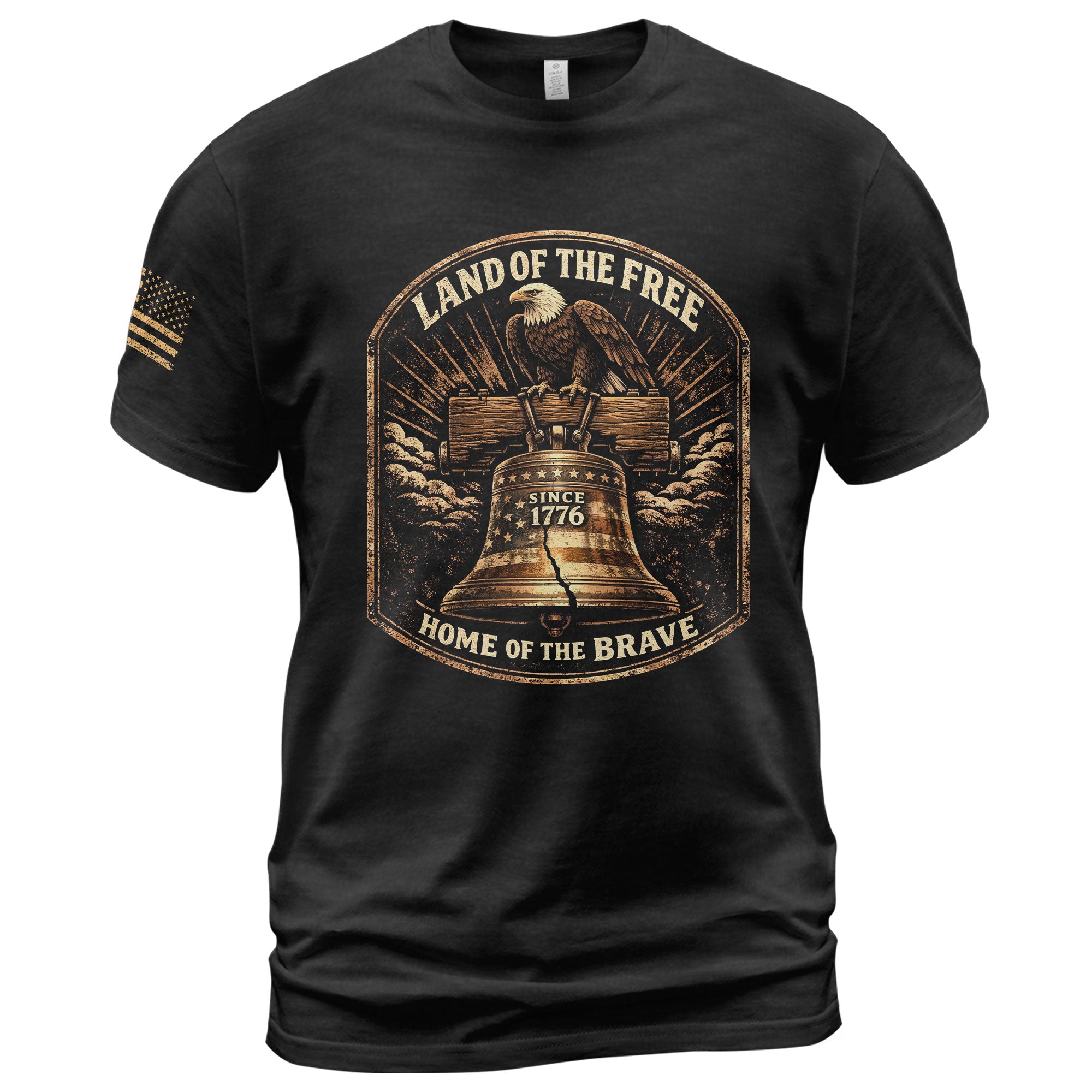 America 250th Anniversary T-Shirt 1776-2026 – Land of the Free Liberty Bell & Eagle Tee