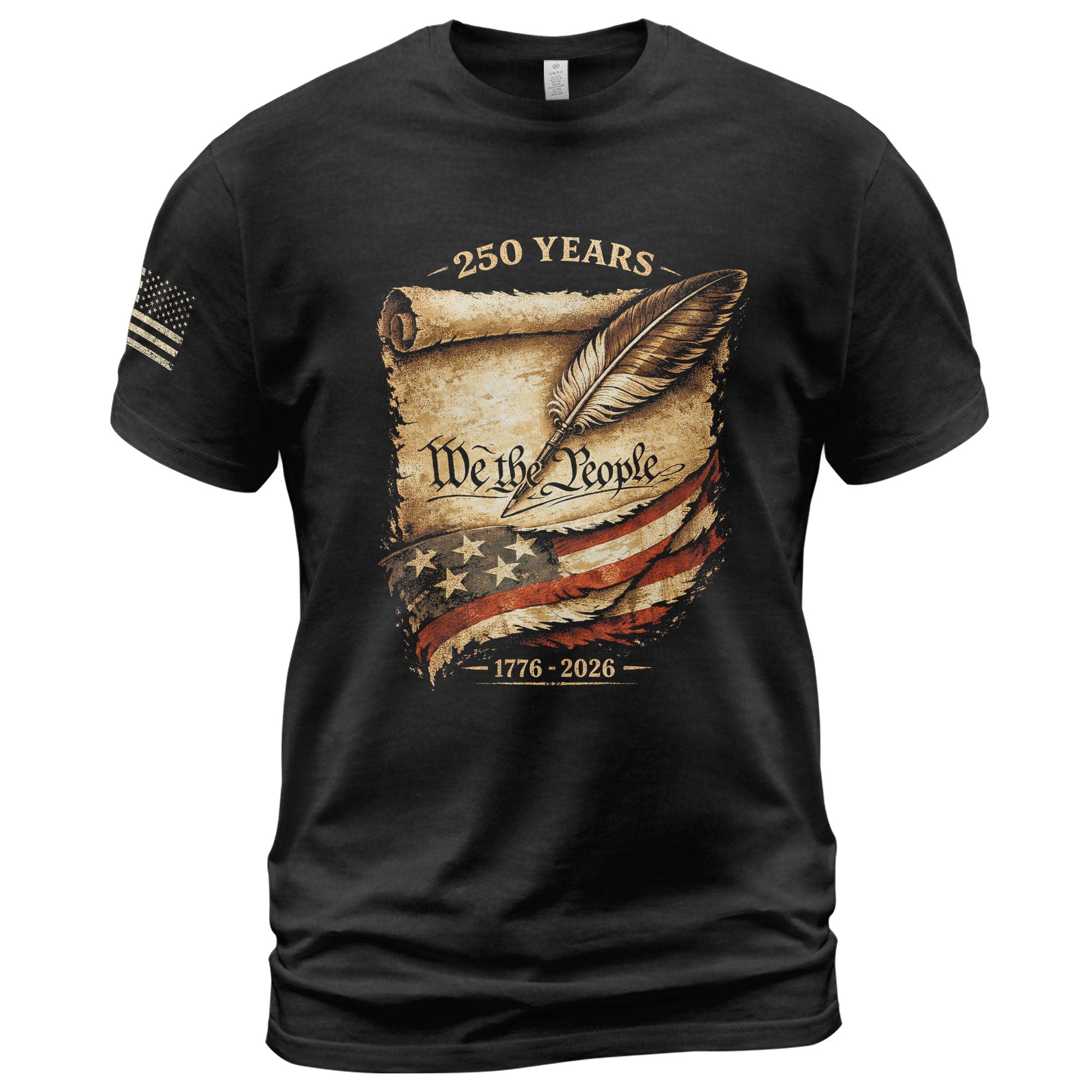 America 250th Anniversary T-Shirt 1776-2026 – We The People 250 Years Patriotic Tee