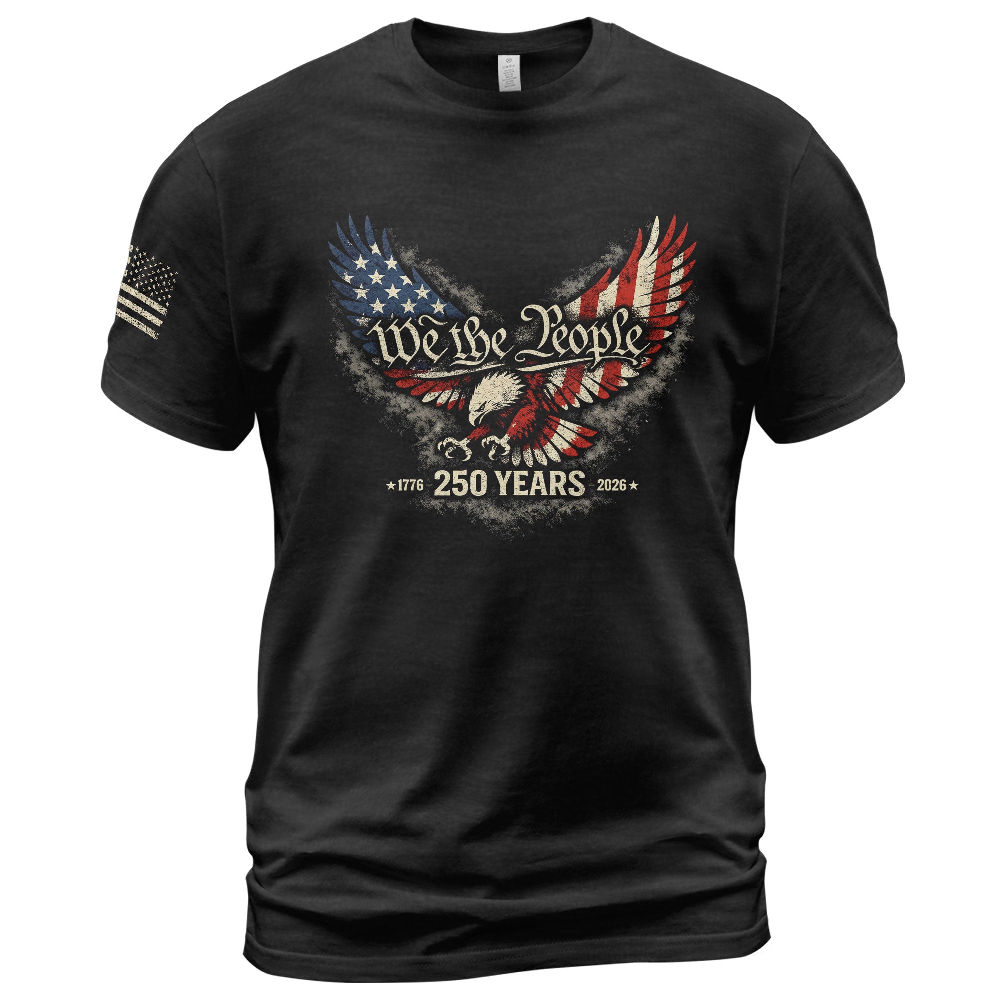 America 250th Anniversary T-Shirt 1776-2026 – We The People & Eagle Freedom Tee