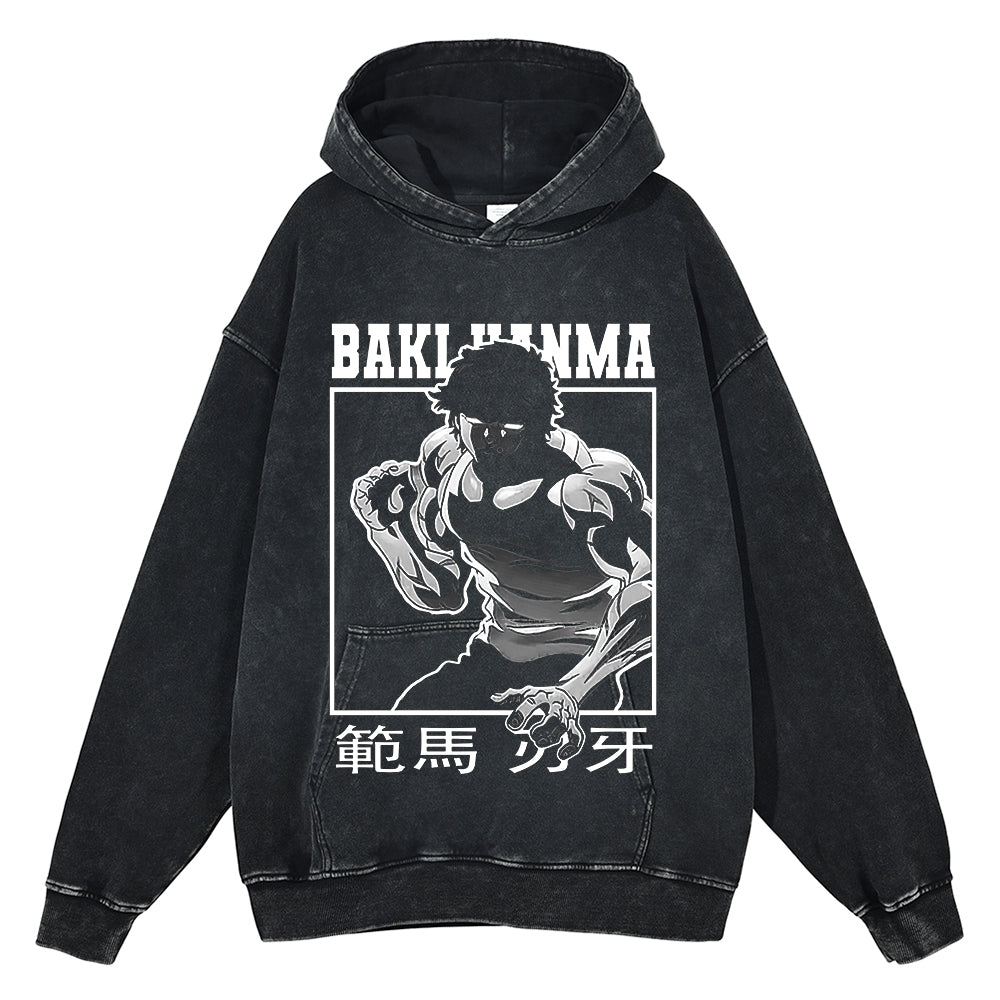 Baki Hanma "The Young Viper" Vintage Hoodie
