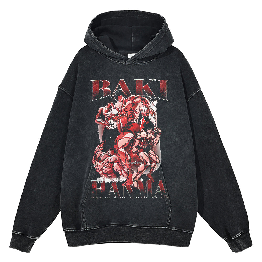 Baki Hanma Vintage Hoodie