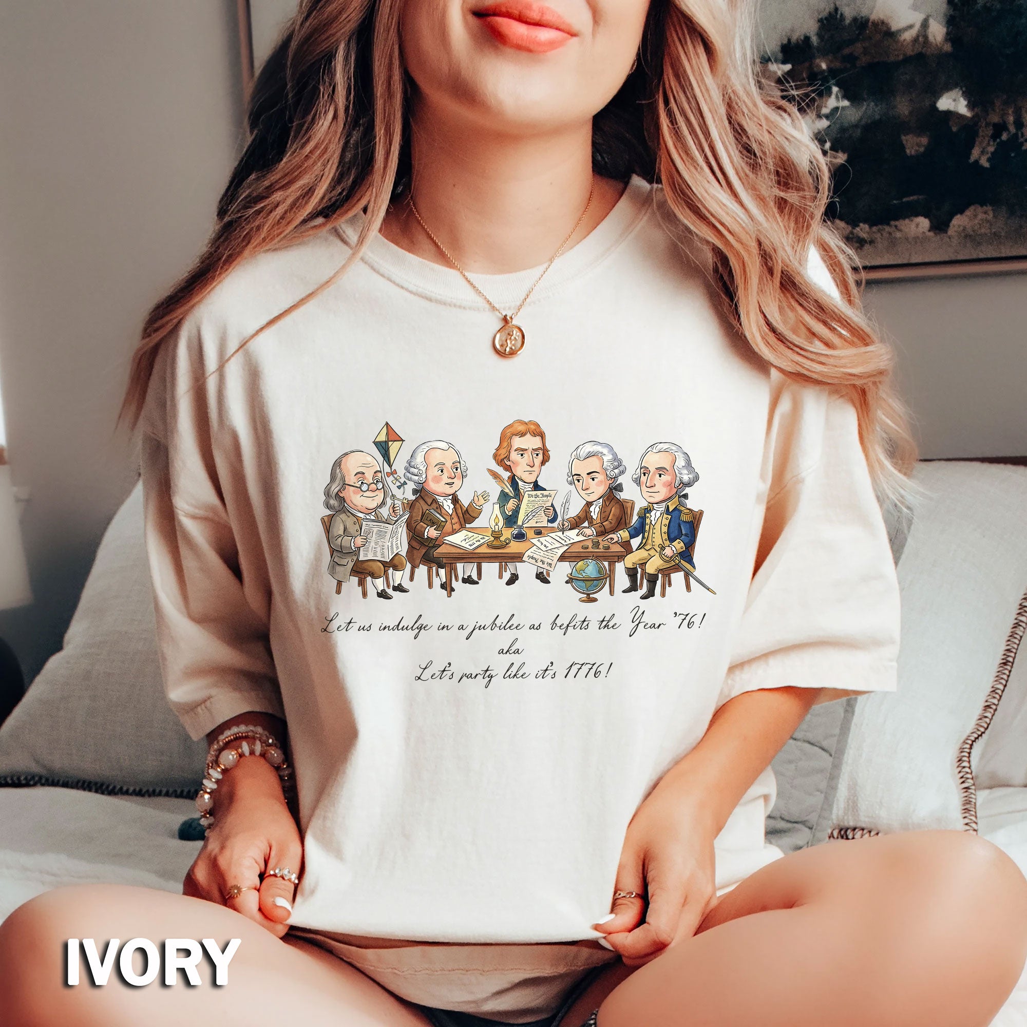 Funny 1776 Founding Fathers Shirt Patriotic Vintage 250th Anniversary