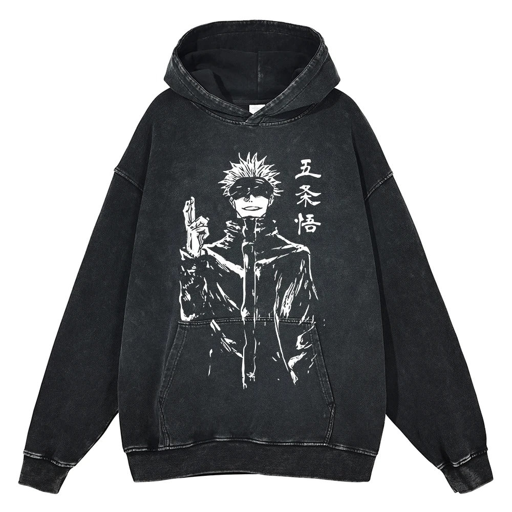 Gojo "Infinite Void" Vintage Hoodie