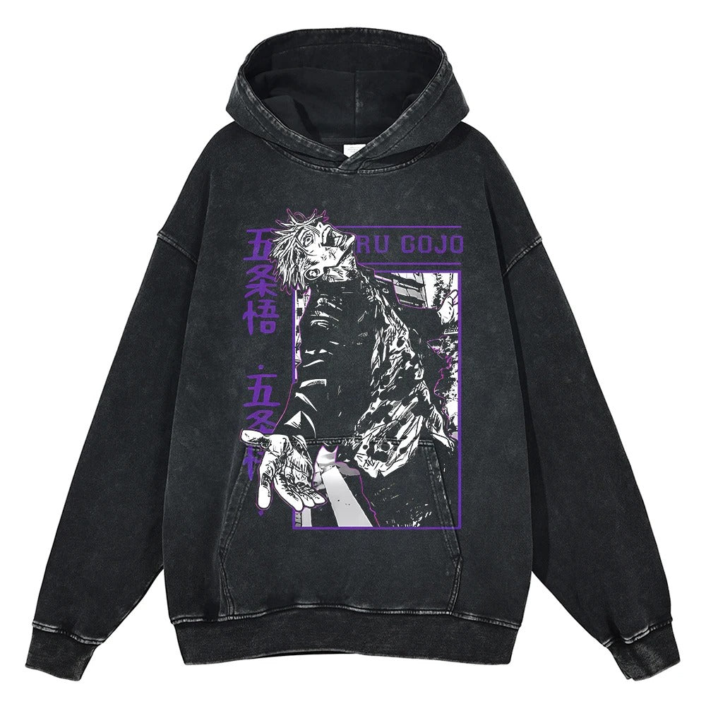 Gojo "Limitless Surge" Vintage Hoodie