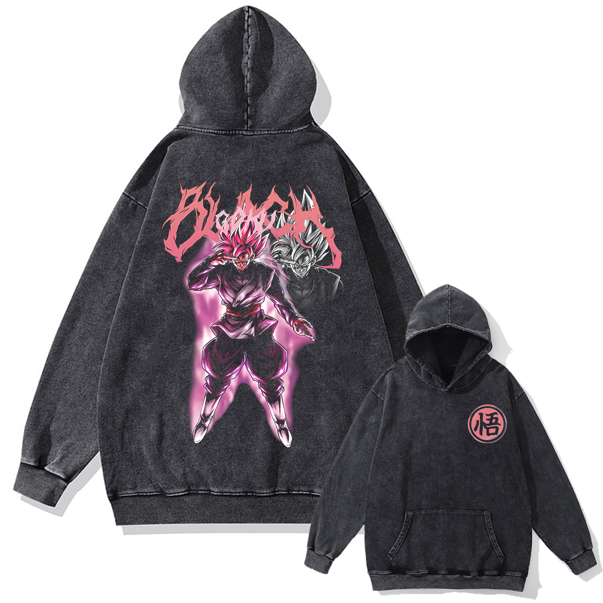 Goku Black "Rosé" Vintage Hoodie
