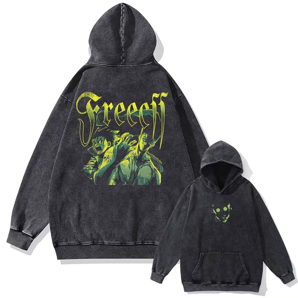 Gon "Green Ascension" Vintage Hoodie