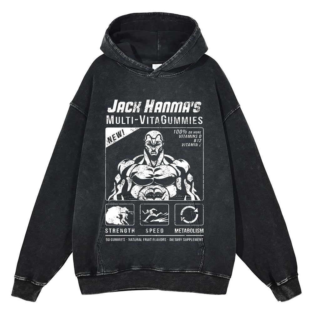 Jack Hanma's Vintage Hoodie