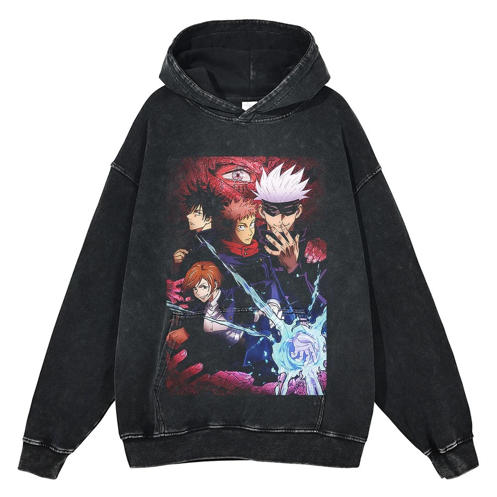 Jujutsu Kaisen Vintage Hoodie