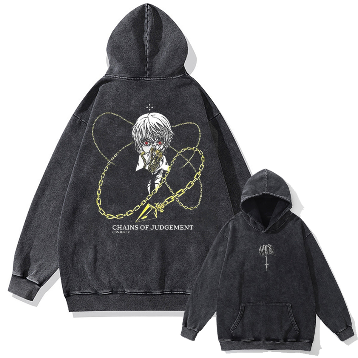 Kurapika "Chains of Judgment" Vintage Hoodie