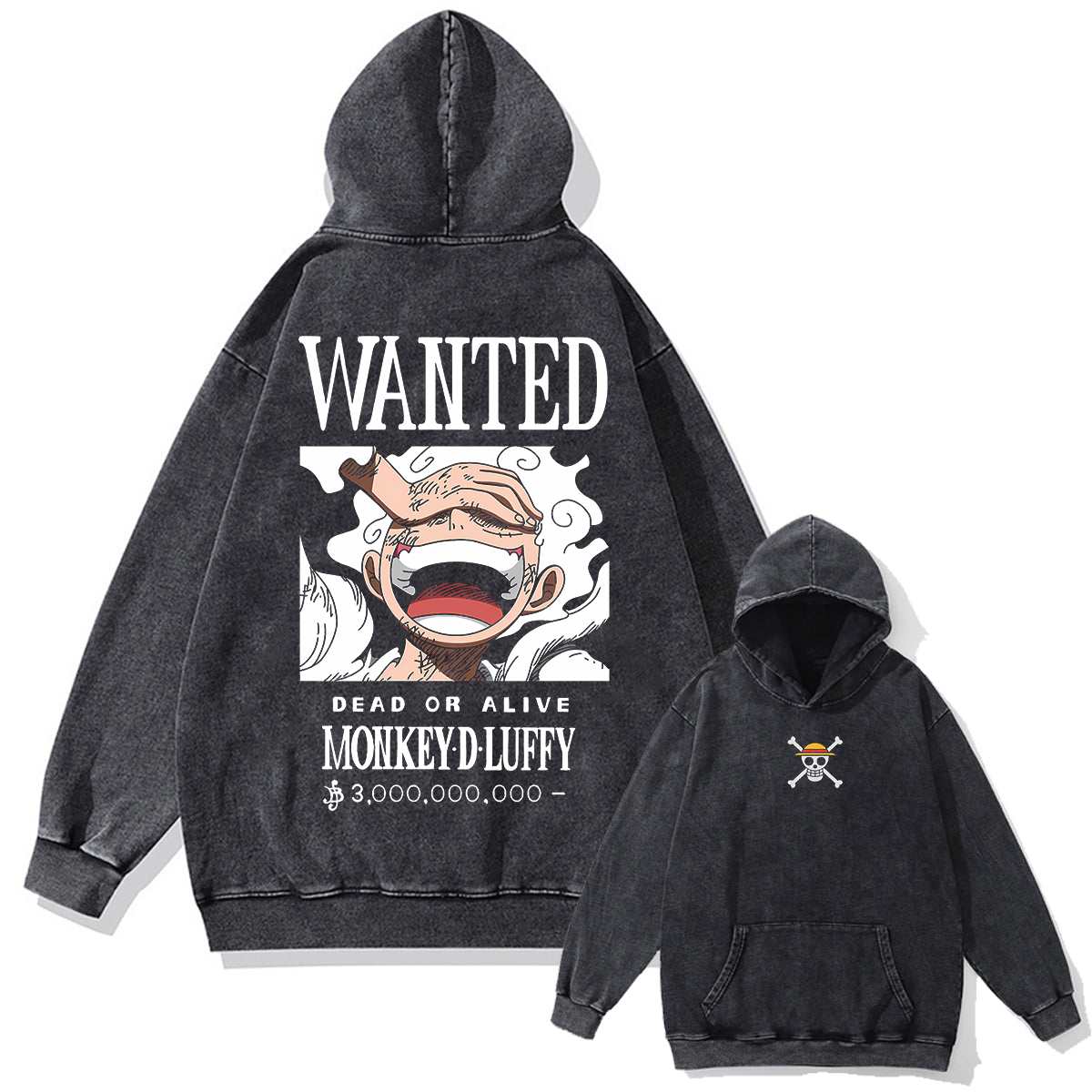 Luffy "Bounty Poster" Vintage Hoodie