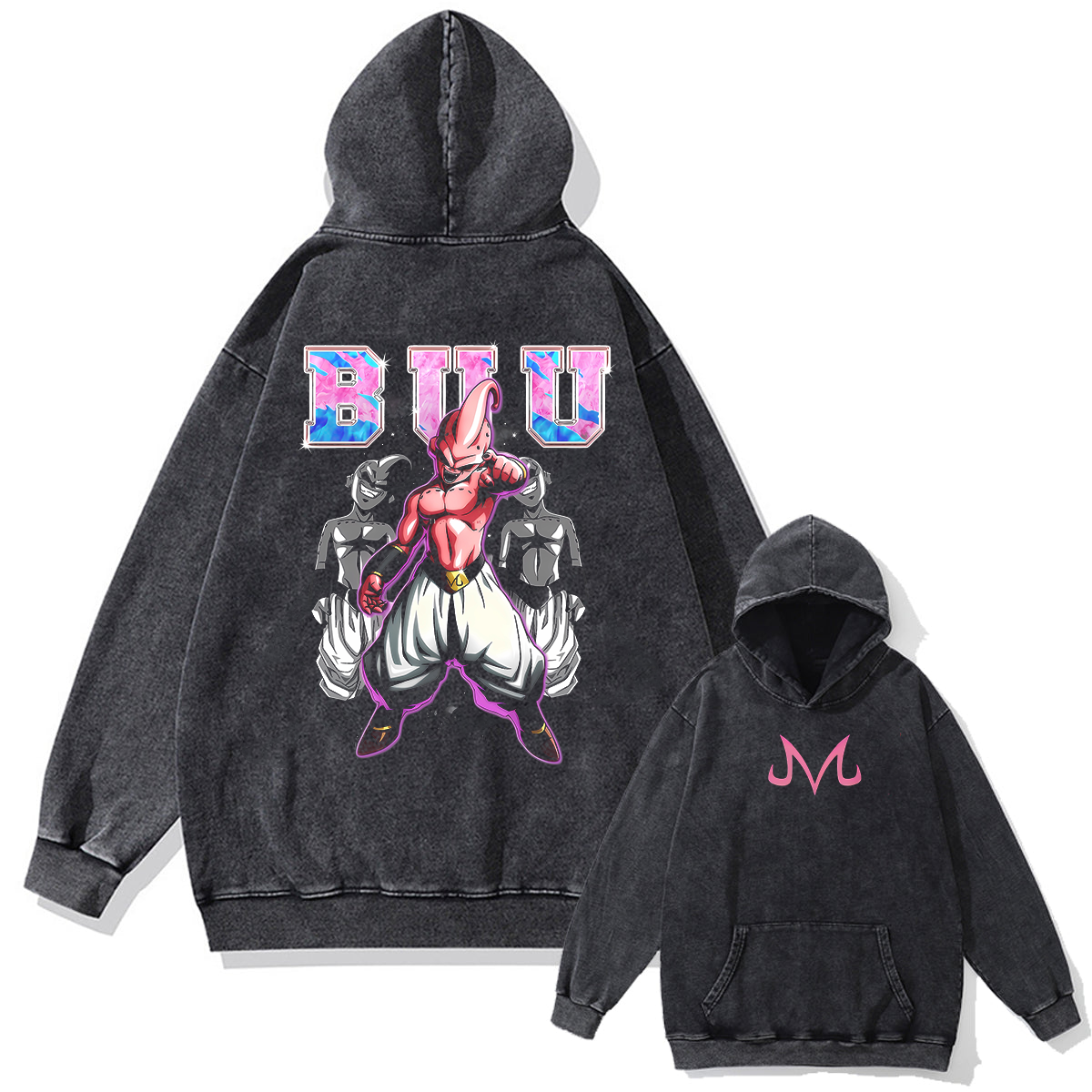 Majin Buu "Pink Annihilation" Vintage Hoodie