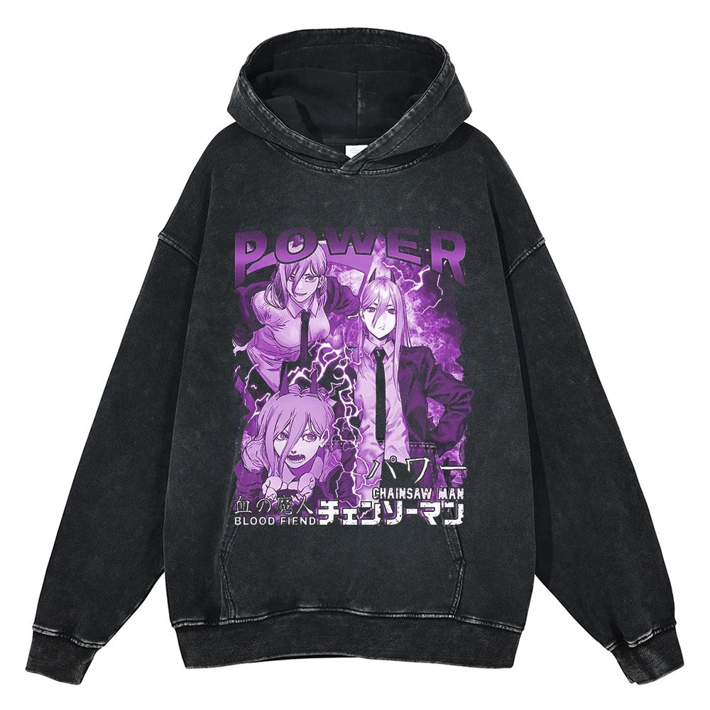 Power "Blood Hammer" Vintage Hoodie
