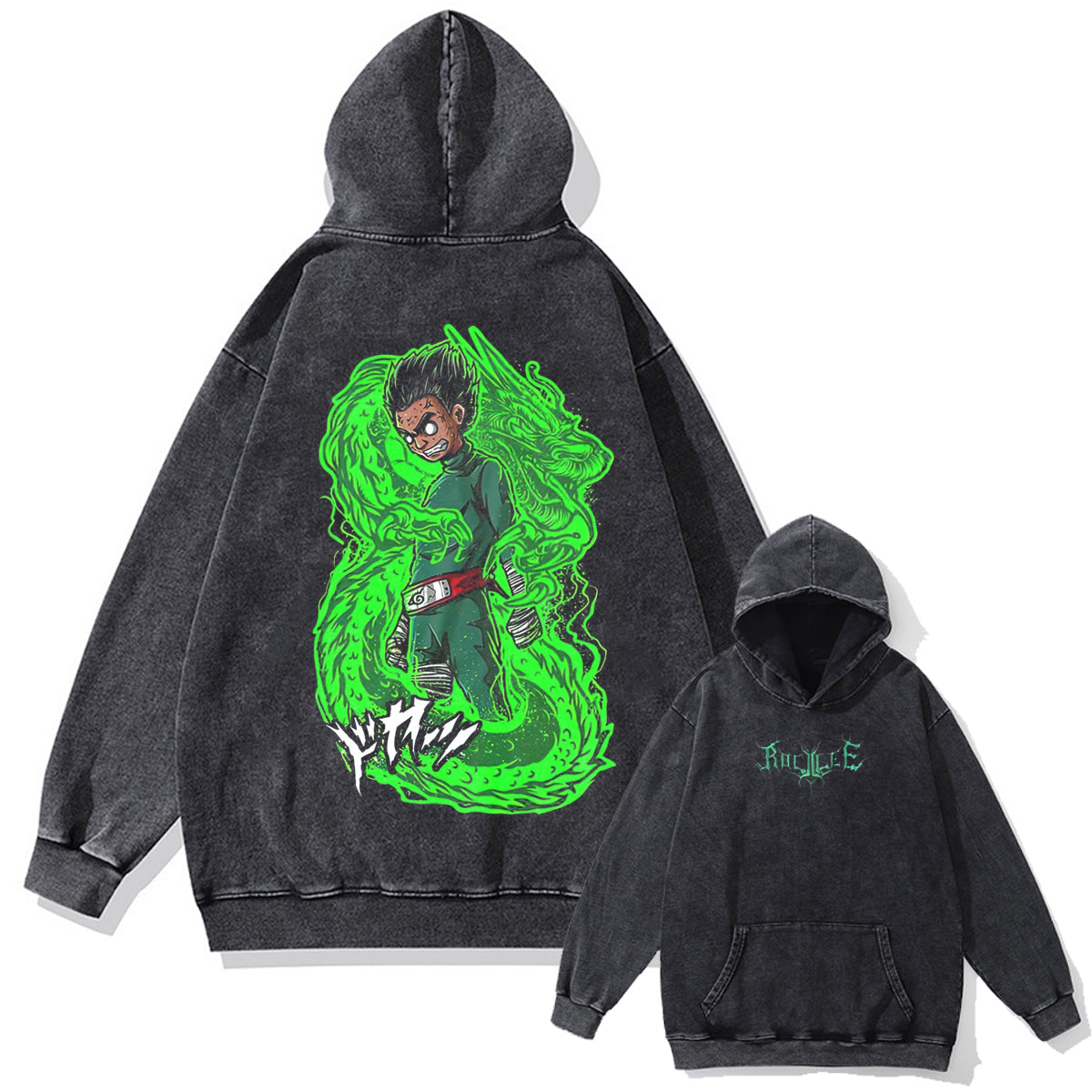 Rock Lee "Taijutsu Master" Vintage Hoodie