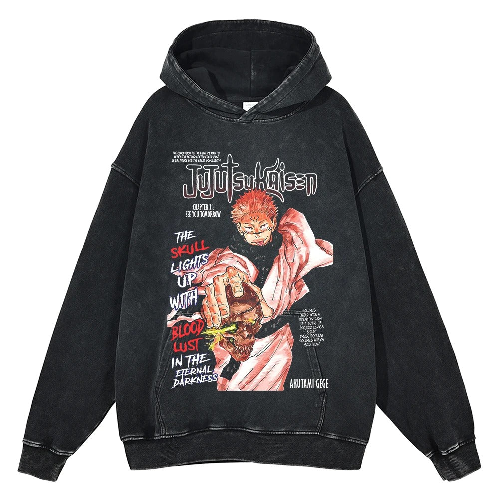 Sukuna Vintage Hoodie