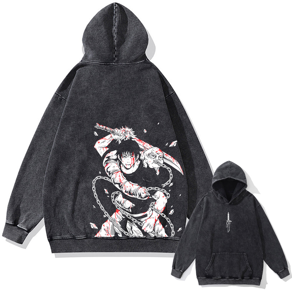 Toji "Sorcerer Killer" Vintage Hoodie