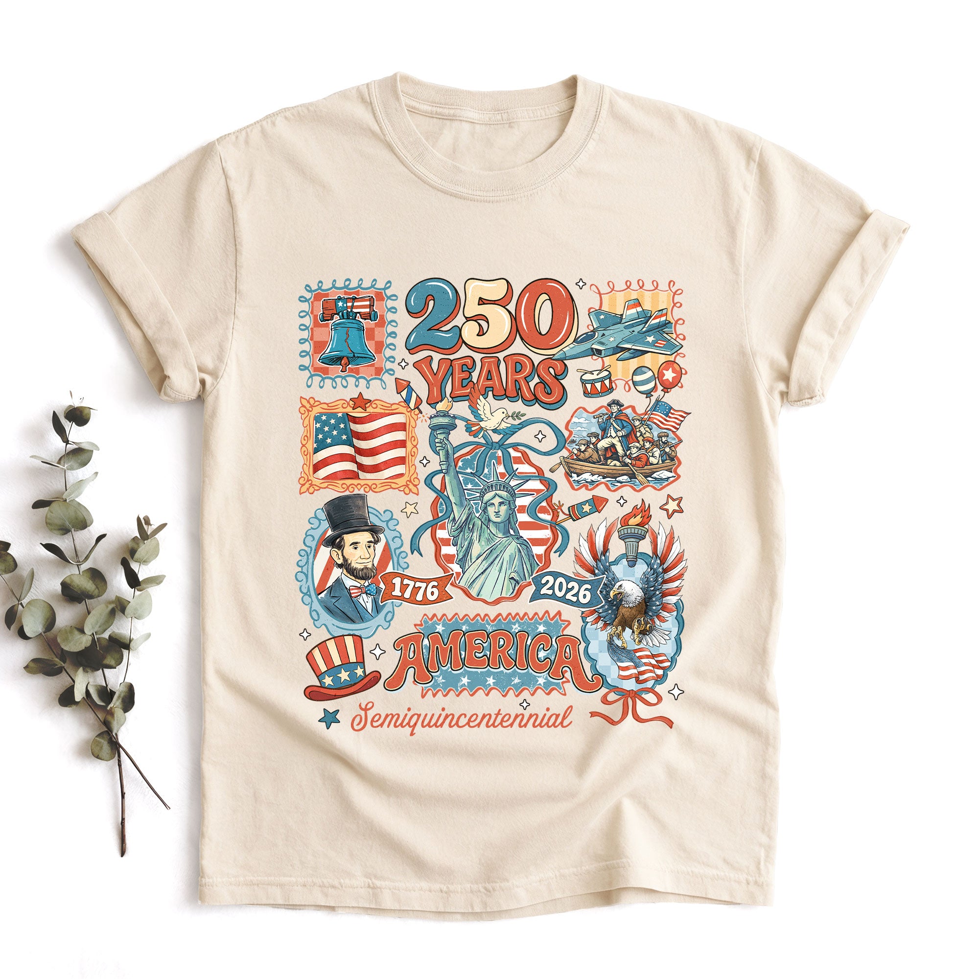 USA 250th Anniversary 1776-2026 Shirt - Limited Edition Vintage 250 Years Patriotic Tee