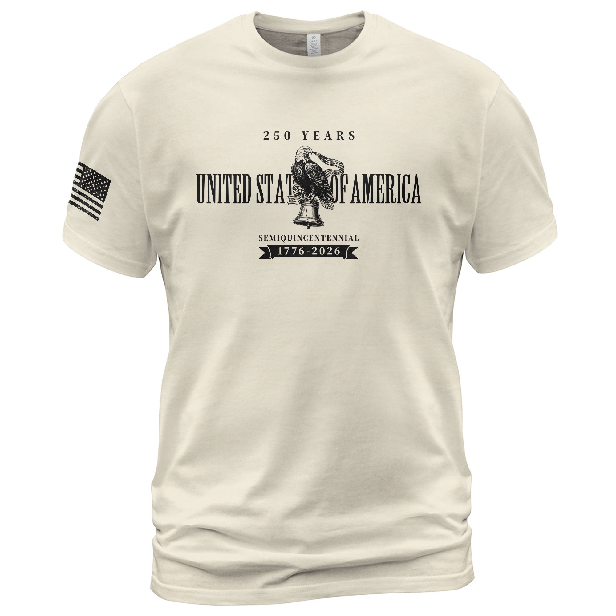 USA 250th Anniversary T-Shirt 250 Years 1776-2026 - Patriotic American Eagle & Liberty Bell Men’s Shirt
