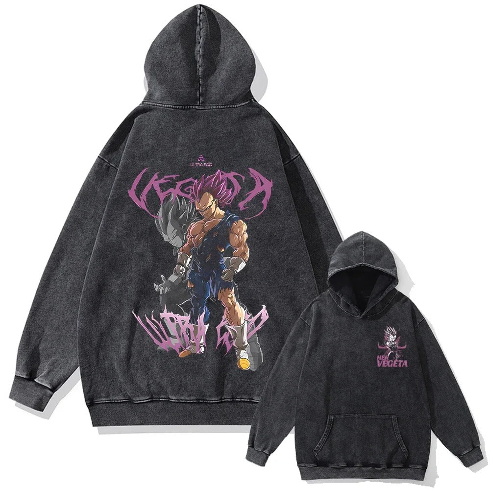 Vegeta "Ultra Ego" Vintage Hoodie