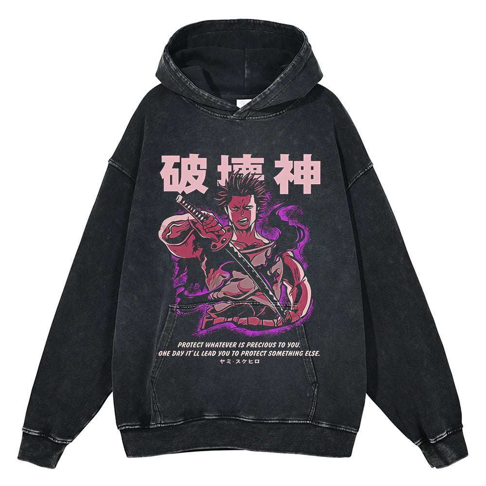 Yami Sukehiro "God of Destruction" Vintage Hoodie