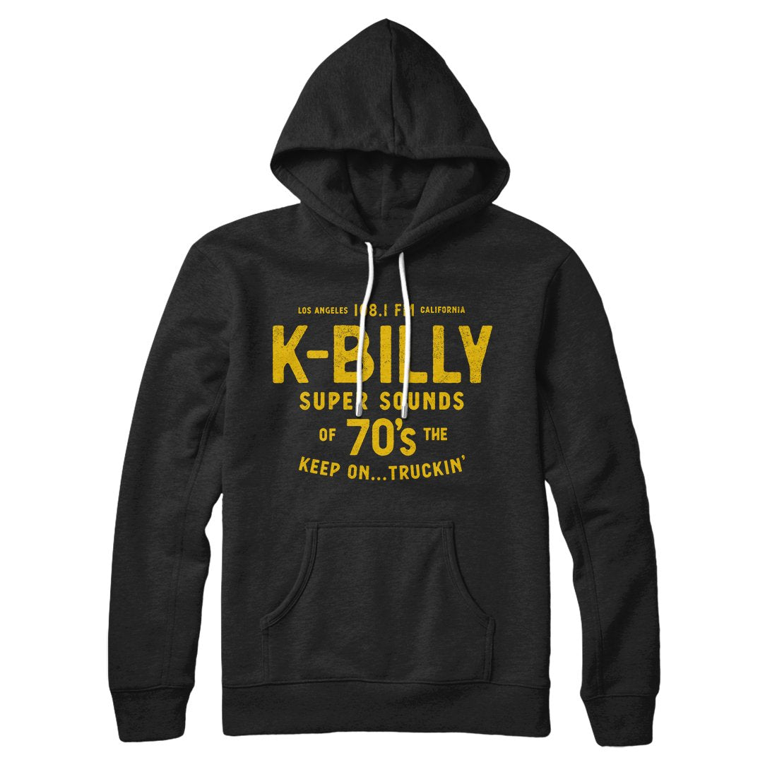 K-Billy Super Sounds Unisex Pullover Hoodie - Cotton Polyester Loose Fit Kangaroo Pocket