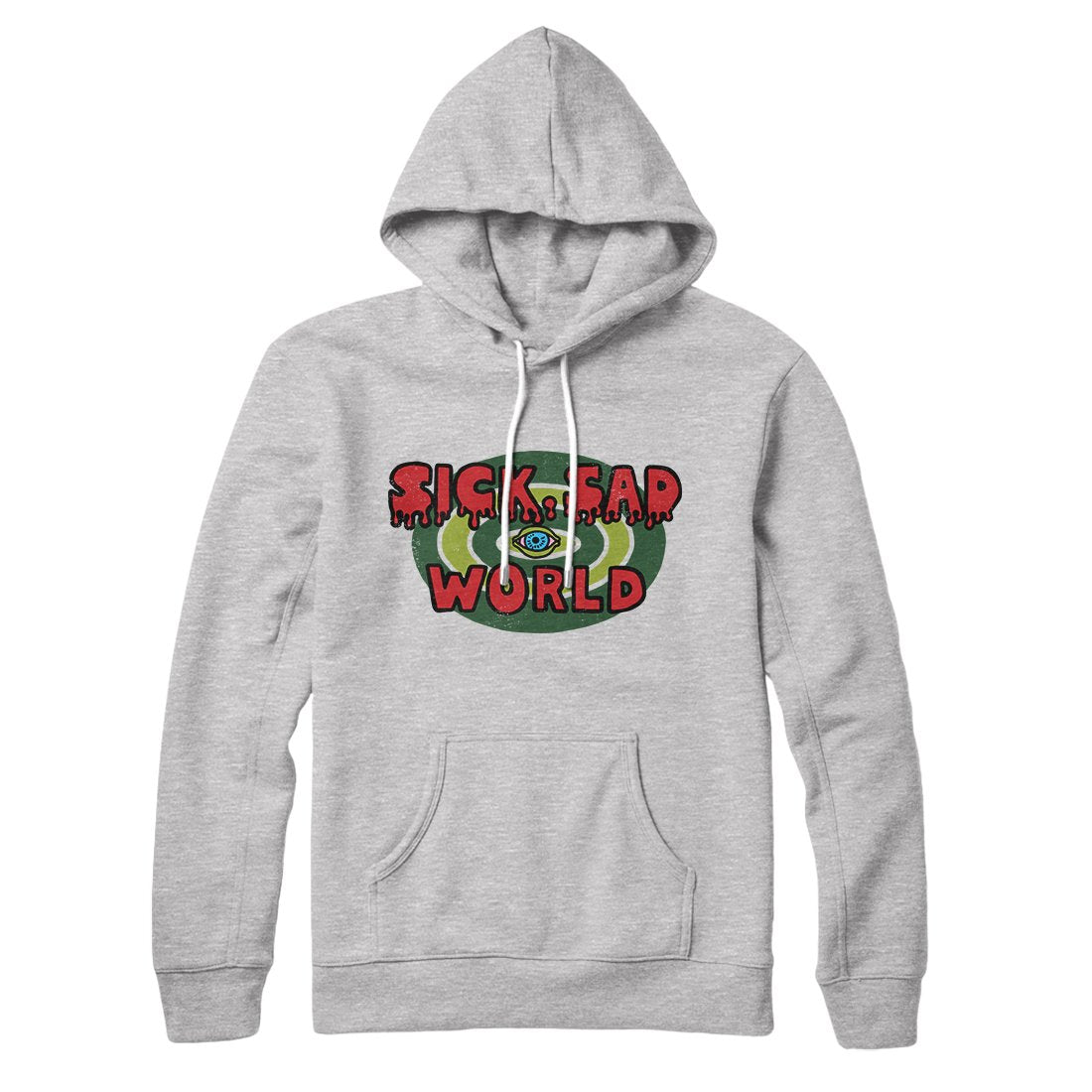 Sick Sad World Unisex Pullover Hoodie - Cotton Polyester Loose Fit