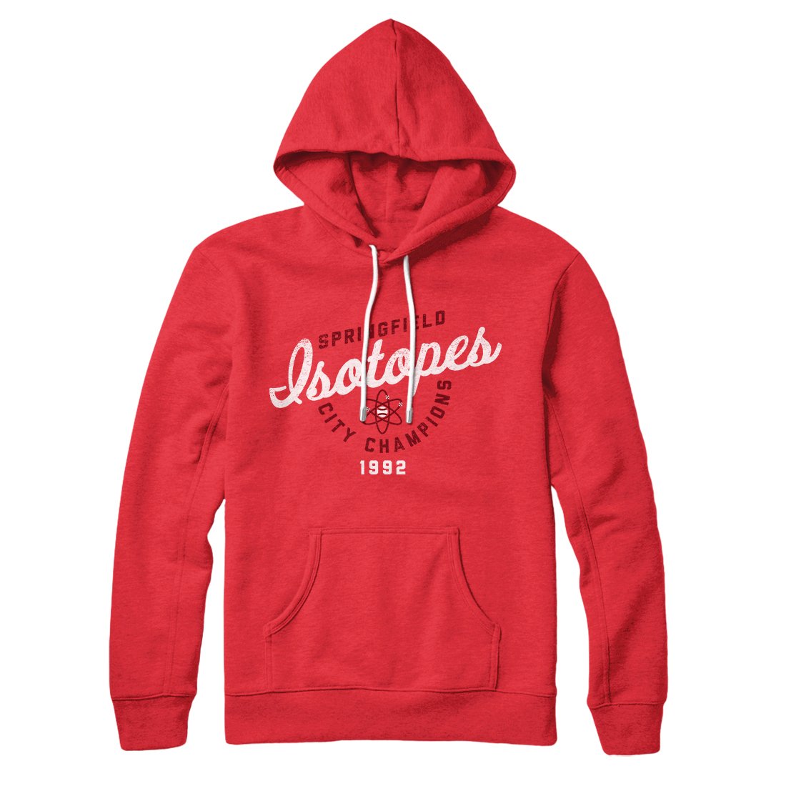 Springfield Isotopes Unisex Cotton Polyester Pullover Hoodie with Hood and Kangaroo Pocket