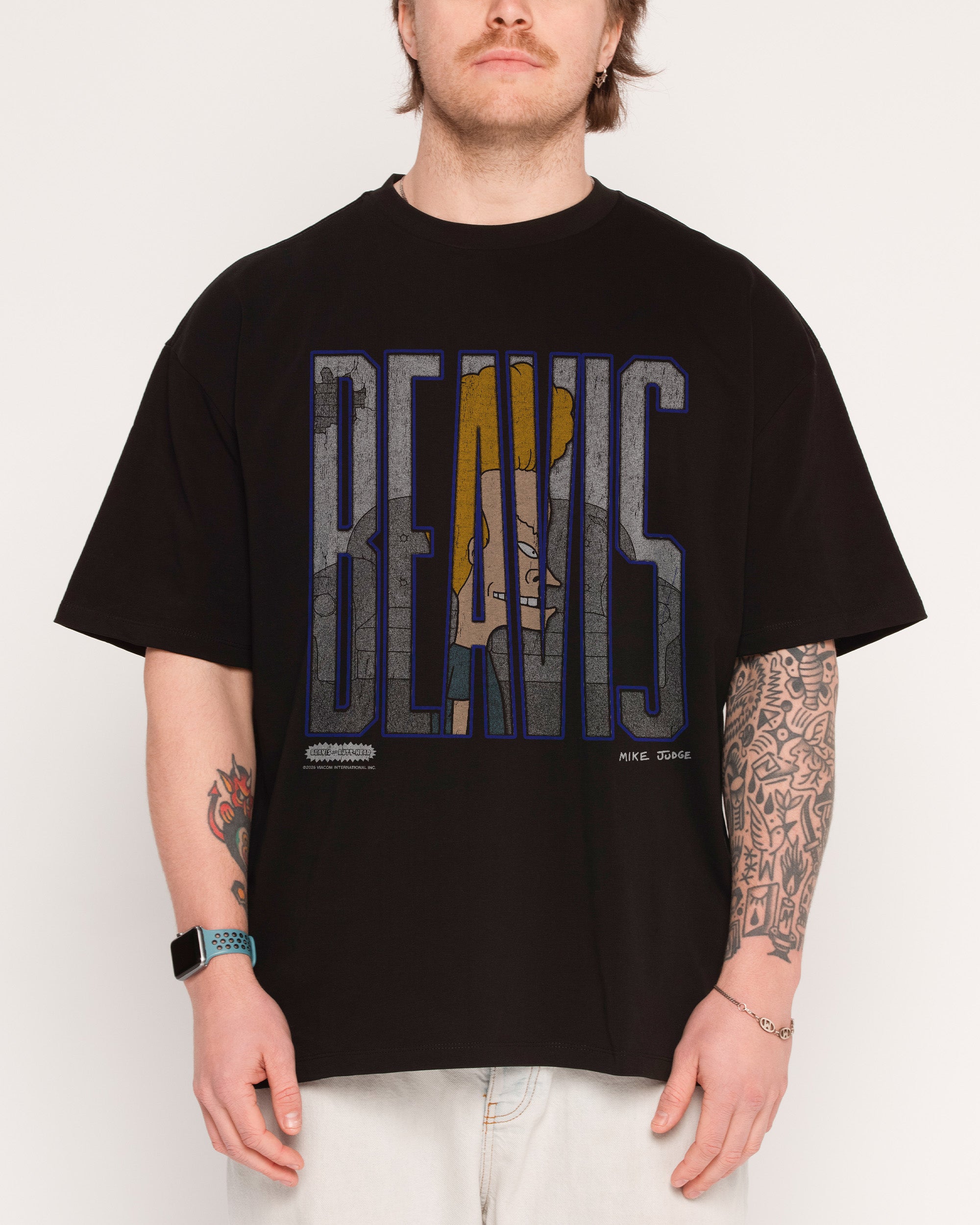 Beavis and Butt-Head Oversized Graphic Tee - Unisex 100% Combed Cotton 275gsm