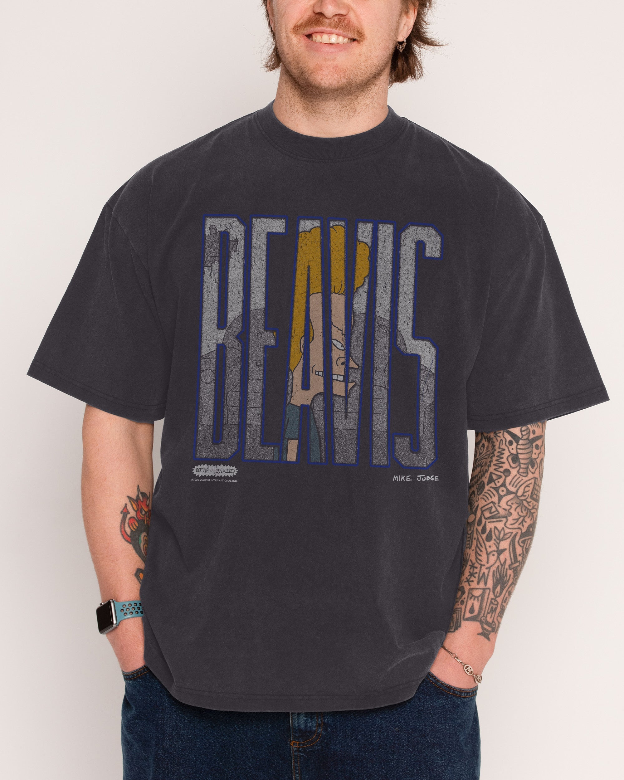 Beavis and Butt-Head Oversized Graphic Tee - Unisex 100% Combed Cotton 275gsm