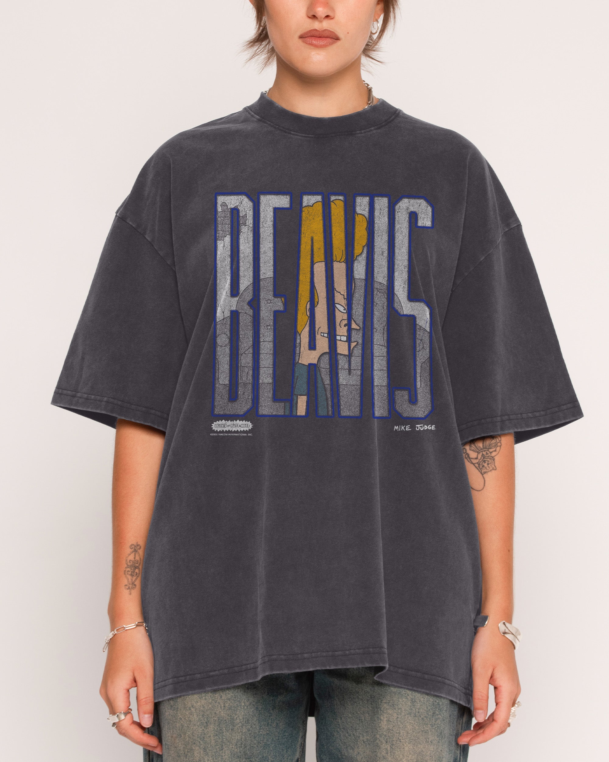 Beavis and Butt-Head Oversized Graphic Tee - Unisex 100% Combed Cotton 275gsm