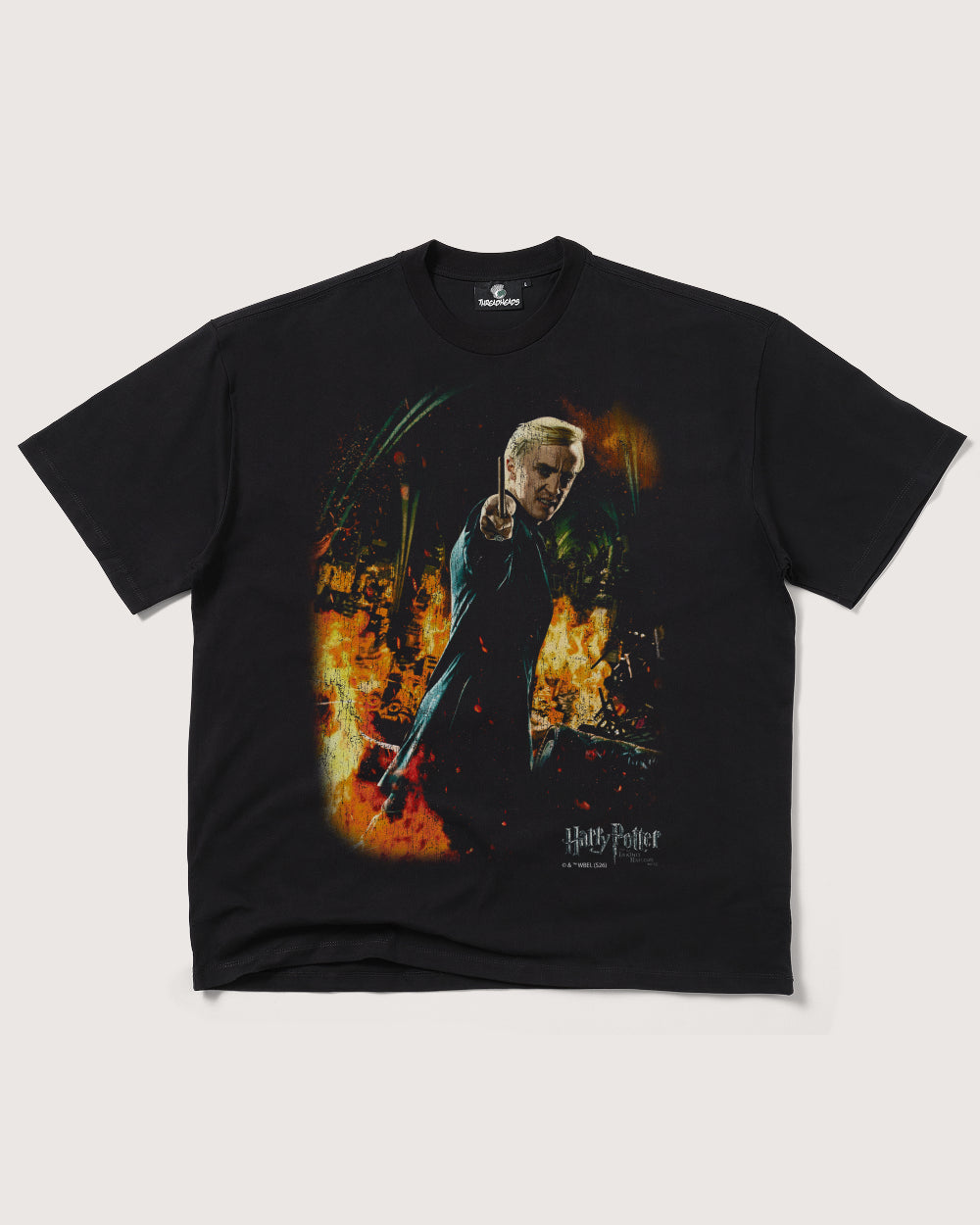Draco Oversized Tee Harry Potter Graphic T-Shirt Unisex 100% Cotton Boxy Fit