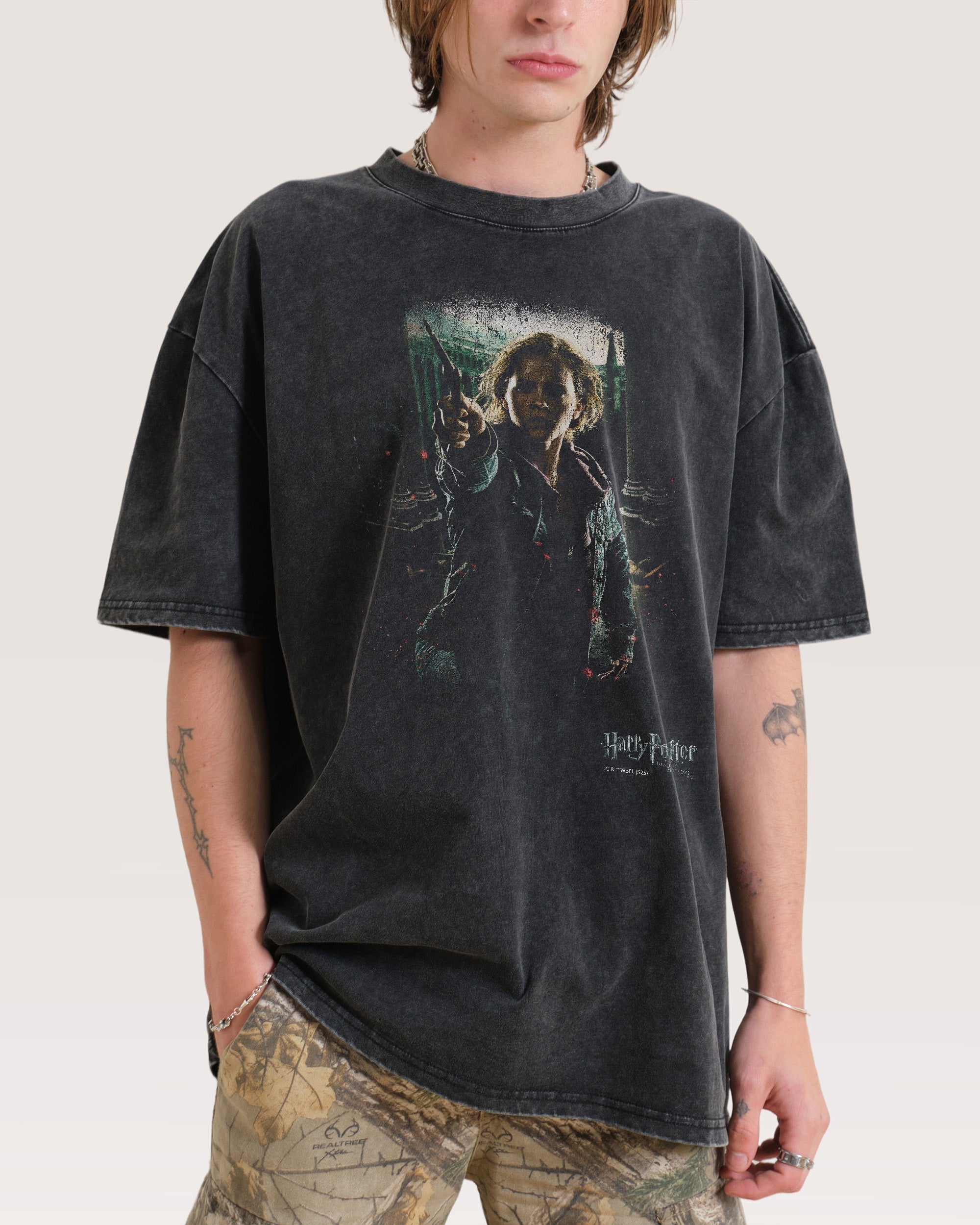 Hermione Oversized Tee - Harry Potter Premium Graphic T-Shirt